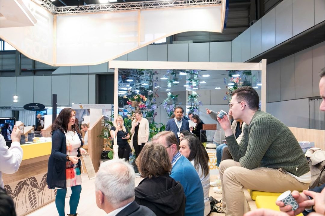 Kaffee-Verkostung auf Messe